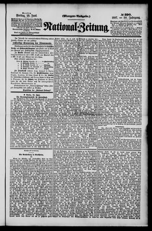 Nationalzeitung vom 25.06.1897