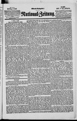National-Zeitung vom 09.07.1897