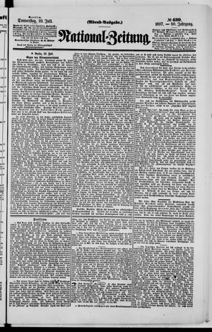 National-Zeitung vom 22.07.1897