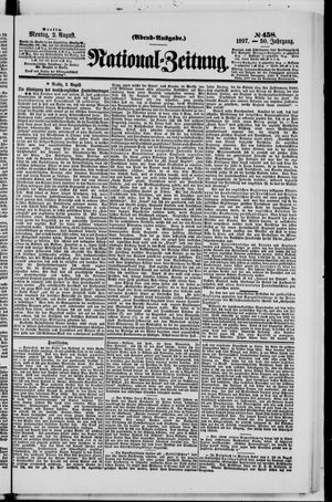 National-Zeitung vom 02.08.1897
