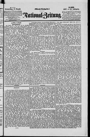 National-Zeitung vom 19.08.1897