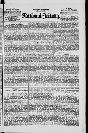 Nationalzeitung vom 20.08.1897
