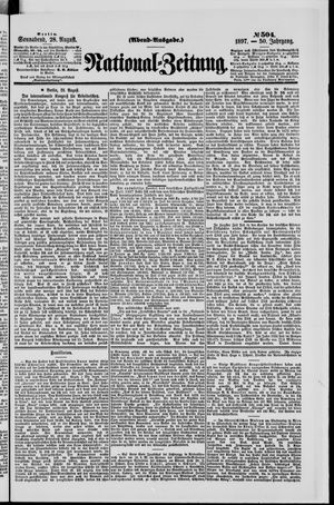 National-Zeitung vom 28.08.1897