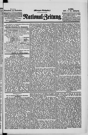 National-Zeitung vom 25.09.1897