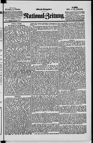 Nationalzeitung vom 05.10.1897