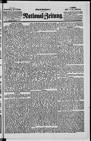 National-Zeitung vom 28.10.1897