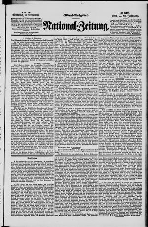 National-Zeitung vom 03.11.1897