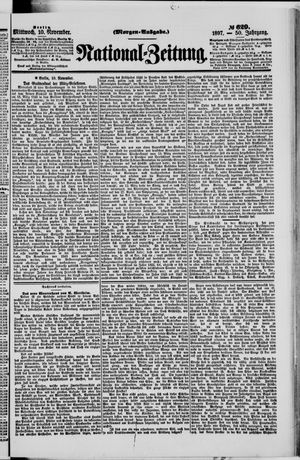 National-Zeitung vom 10.11.1897