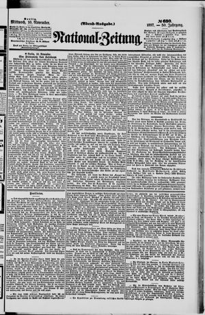 National-Zeitung vom 10.11.1897