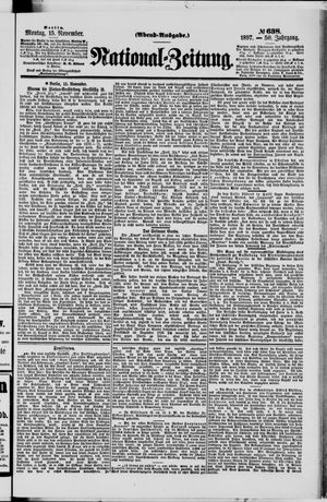 National-Zeitung on Nov 15, 1897