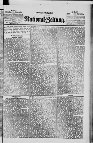 National-Zeitung vom 20.11.1897