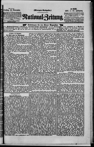 National-Zeitung vom 23.11.1897
