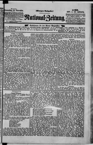National-Zeitung on Nov 25, 1897