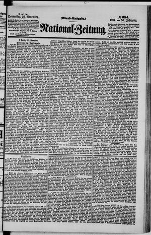 National-Zeitung on Nov 25, 1897