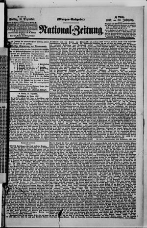 Nationalzeitung vom 31.12.1897