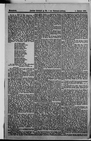Nationalzeitung on Jan 1, 1898