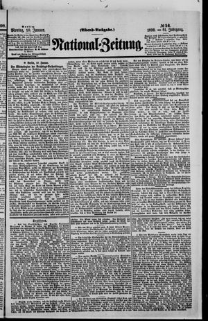 Nationalzeitung vom 10.01.1898
