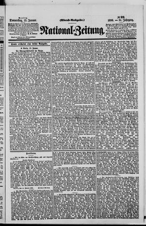 Nationalzeitung vom 13.01.1898