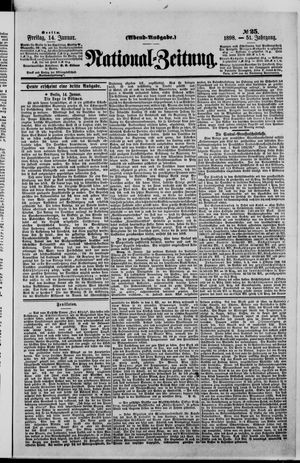 Nationalzeitung on Jan 14, 1898