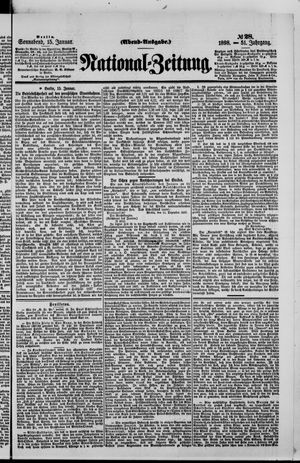 Nationalzeitung vom 15.01.1898