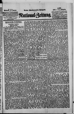 Nationalzeitung vom 19.01.1898
