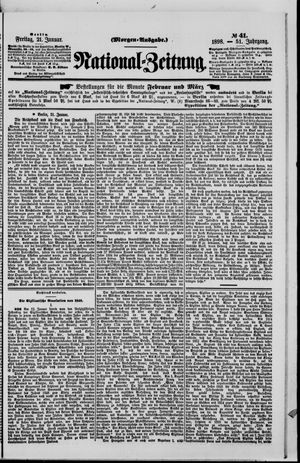 Nationalzeitung vom 21.01.1898