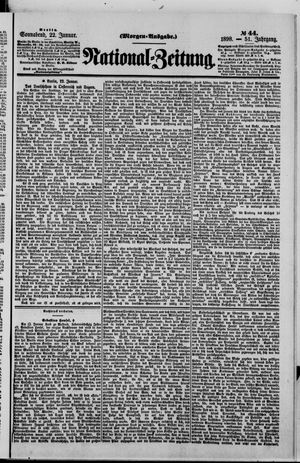 Nationalzeitung on Jan 22, 1898
