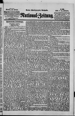 National-Zeitung vom 24.01.1898