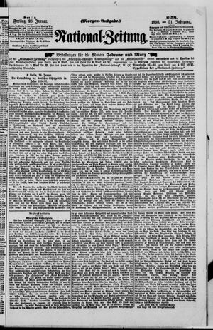 Nationalzeitung vom 28.01.1898