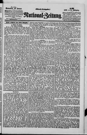 Nationalzeitung vom 29.01.1898