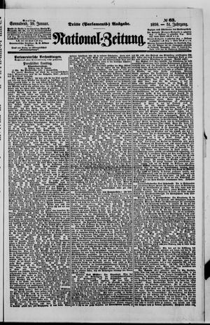 Nationalzeitung vom 29.01.1898