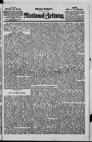 Nationalzeitung vom 30.01.1898