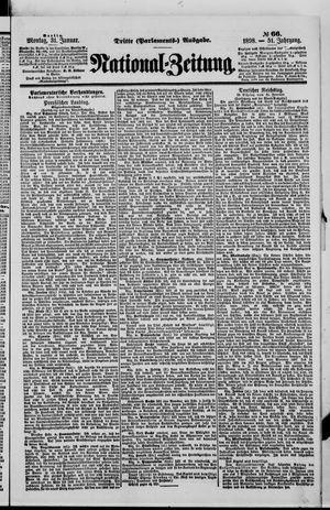 Nationalzeitung on Jan 31, 1898
