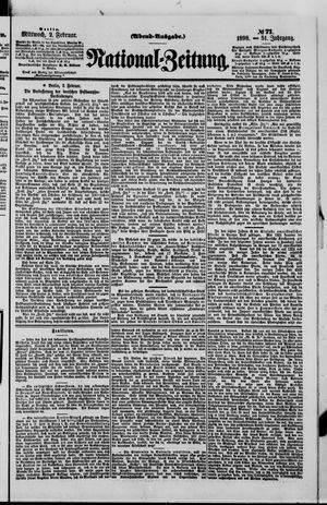 Nationalzeitung vom 02.02.1898