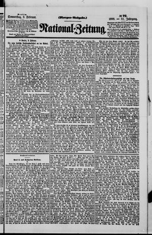 Nationalzeitung vom 03.02.1898