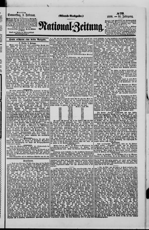 Nationalzeitung vom 03.02.1898