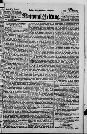 Nationalzeitung on Feb 4, 1898