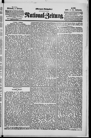 Nationalzeitung vom 09.02.1898