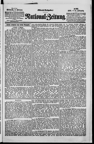 Nationalzeitung vom 09.02.1898