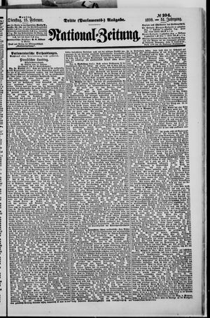 Nationalzeitung vom 15.02.1898