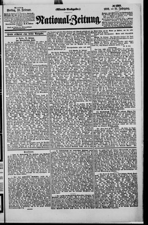Nationalzeitung vom 25.02.1898