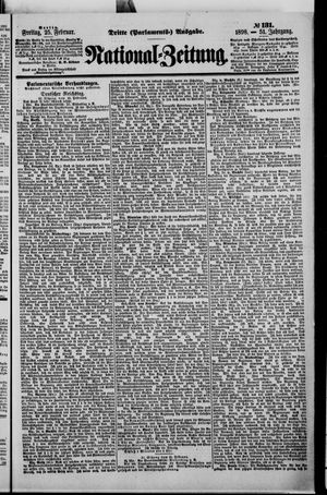 Nationalzeitung on Feb 25, 1898