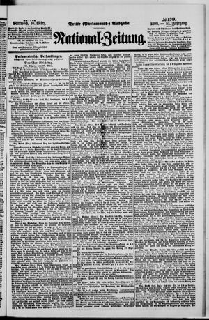 Nationalzeitung on Mar 16, 1898