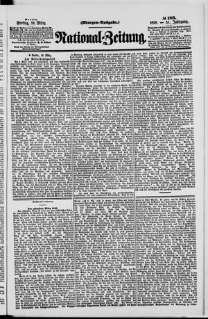 Nationalzeitung on Mar 18, 1898