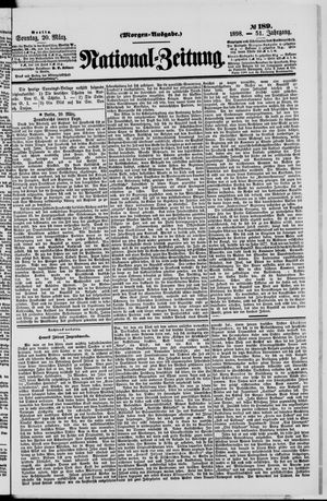 Nationalzeitung on Mar 20, 1898