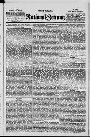 Nationalzeitung vom 21.03.1898