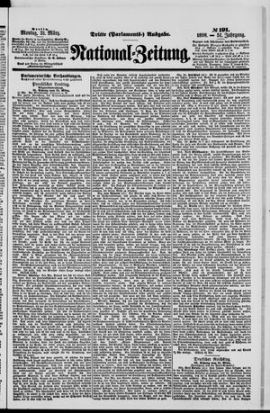 Nationalzeitung vom 21.03.1898