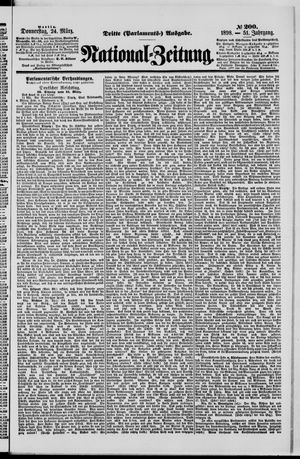 Nationalzeitung vom 24.03.1898