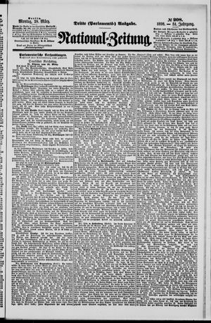 Nationalzeitung vom 28.03.1898