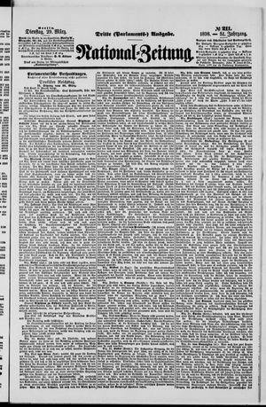 Nationalzeitung vom 29.03.1898
